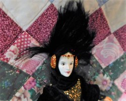 star trek black doll c
